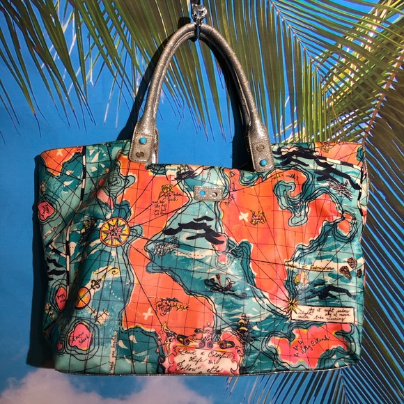 Lilly Pulitzer Handbags - SOLD ❌RARE Lilly Pulitzer x marks the spot Tote